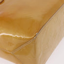 LOUIS VUITTON Monogram Vernis Reade PM Hand Bag Beige M91144 LV Auth gh2085-15