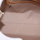 LOUIS VUITTON Monogram Vernis Reade PM Hand Bag Beige M91144 LV Auth gh2085-10