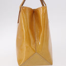 LOUIS VUITTON Monogram Vernis Reade PM Hand Bag Beige M91144 LV Auth gh2085-4