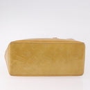 LOUIS VUITTON Monogram Vernis Reade PM Hand Bag Beige M91144 LV Auth gh2085-5