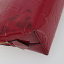 LOUIS VUITTON Vernis Pochette Cosmetic Pouch Rose Indian M90009 Auth gh2086-17