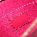 LOUIS VUITTON Vernis Pochette Cosmetic Pouch Rose Indian M90009 Auth gh2086-18