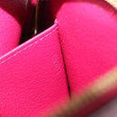 LOUIS VUITTON Vernis Pochette Cosmetic Pouch Rose Indian M90009 Auth gh2086-12