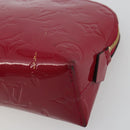 LOUIS VUITTON Vernis Pochette Cosmetic Pouch Rose Indian M90009 Auth gh2086-14