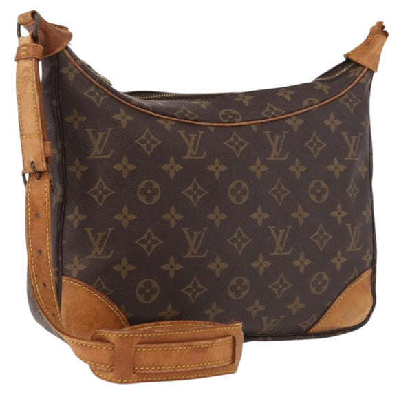 LOUIS VUITTON Monogram Boulogne 30 Shoulder Bag M51265 LV Auth gh2087