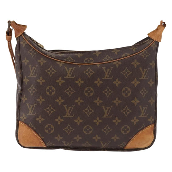 LOUIS VUITTON Monogram Boulogne 30 Shoulder Bag M51265 LV Auth gh2087