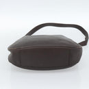 GUCCI Bamboo Shoulder Bag Leather 2way Brown Gold 001 1781 1638 Auth gh2088-5