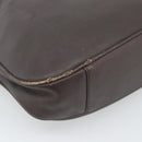 GUCCI Bamboo Shoulder Bag Leather 2way Brown Gold 001 1781 1638 Auth gh2088-17
