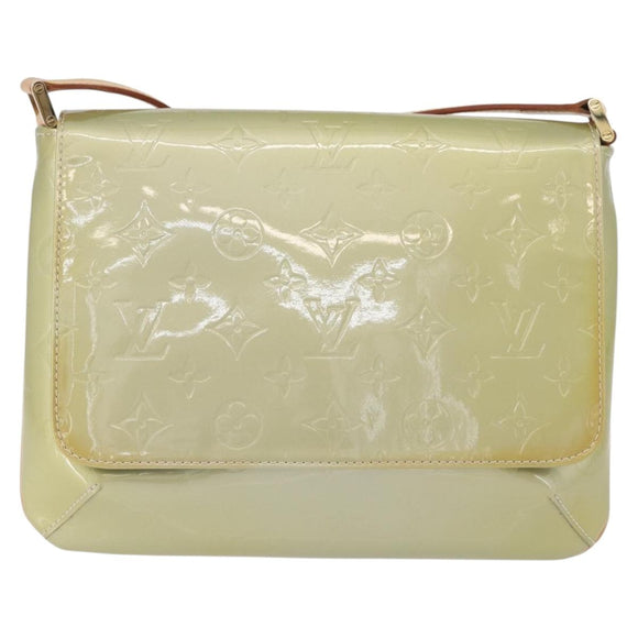 LOUIS VUITTON Monogram Vernis Thompson Street Bag Gris M91008 LV Auth gh2090