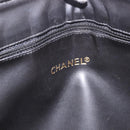 CHANEL Matelasse Chain Shoulder Bag Lamb Skin Black Gold CC Auth gh2091-15