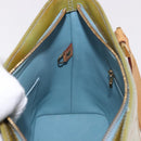 LOUIS VUITTON Monogram Vernis Houston Handtasche Babyblau M91005 LV Auth gh2092-19