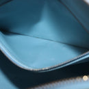 LOUIS VUITTON Monogram Vernis Houston Hand Bag Baby Blue M91005 LV Auth gh2092-21
