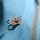 LOUIS VUITTON Monogram Vernis Houston Handtasche Babyblau M91005 LV Auth gh2092-12