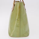LOUIS VUITTON Monogram Vernis Houston Hand Bag Baby Blue M91005 LV Auth gh2092-3
