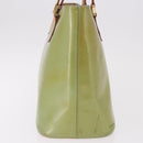 LOUIS VUITTON Monogram Vernis Houston Handtasche Babyblau M91005 LV Auth gh2092-4