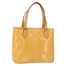 LOUIS VUITTON Monogram Vernis Houston Tasche Marshmallow Pink M91302 LV Auth gh2094-1