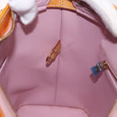 LOUIS VUITTON Monogram Vernis Houston Tasche Marshmallow Pink M91302 LV Auth gh2094-21