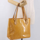 LOUIS VUITTON Monogram Vernis Houston Tasche Marshmallow Pink M91302 LV Auth gh2094-24