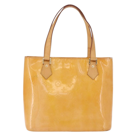 LOUIS VUITTON Monogram Vernis Houston Tasche Marshmallow Pink M91302 LV Auth gh2094