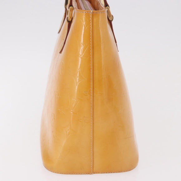 LOUIS VUITTON Monogram Vernis Houston Tasche Marshmallow Pink M91302 LV Auth gh2094
