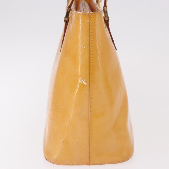 LOUIS VUITTON Monogram Vernis Houston Tasche Marshmallow Pink M91302 LV Auth gh2094