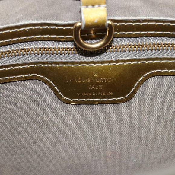 LOUIS VUITTON Monogram Vernis Wilshire PM Bag Gris Art Deco M91627 Auth gh2096