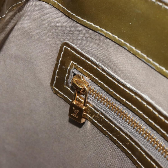 LOUIS VUITTON Monogram Vernis Wilshire PM Bag Gris Art Deco M91627 Auth gh2096