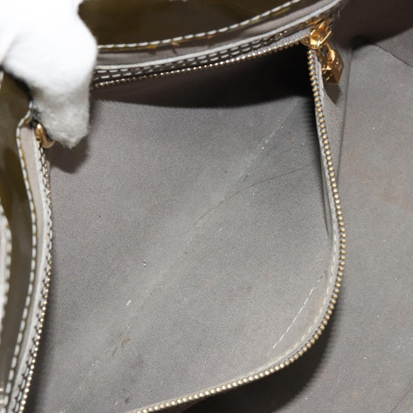 LOUIS VUITTON Monogram Vernis Wilshire PM Bag Gris Art Deco M91627 Auth gh2096