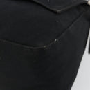 FENDI Mamma Baguette Shoulder Bag Cotton Jersey Black Silver Auth gh2097-14