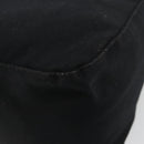 FENDI Mamma Baguette Shoulder Bag Cotton Jersey Black Silver Auth gh2097-16