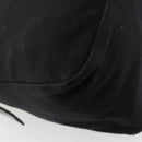 FENDI Mamma Baguette Shoulder Bag Cotton Jersey Black Silver Auth gh2097-17