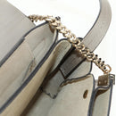 Chloe Fay Shoulder Bag Suede Beige Gold Auth gh2099-23