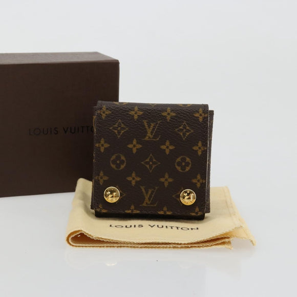 LOUIS VUITTON Monogram Jewelry case Jewelry Box LV Auth gh2101M