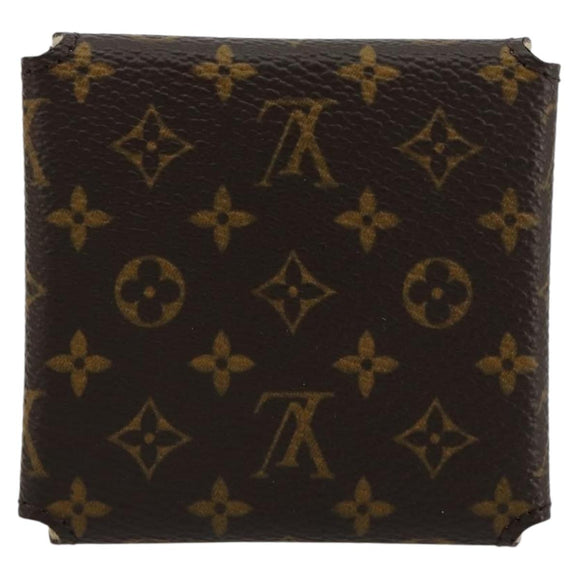 LOUIS VUITTON Monogram Jewelry case Jewelry Box LV Auth gh2101M