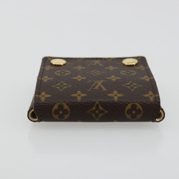 LOUIS VUITTON Monogram Jewelry case Jewelry Box LV Auth gh2101M