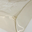 HERMES Vinyl Kelly Hand Bag Vinyl Clear Auth gh2102-9
