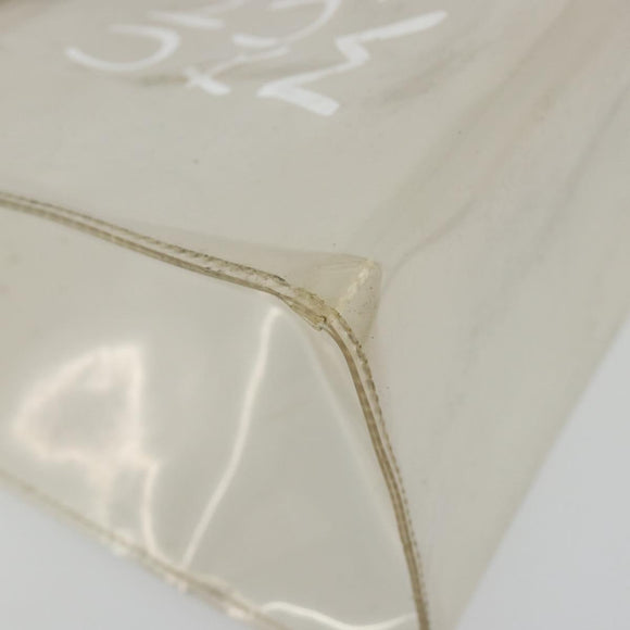 HERMES Vinyl Kelly Hand Bag Vinyl Clear Auth gh2102