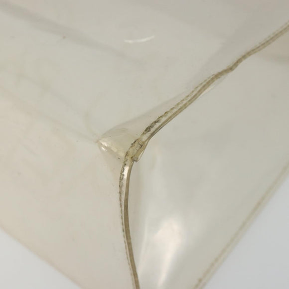 HERMES Vinyl Kelly Hand Bag Vinyl Clear Auth gh2102