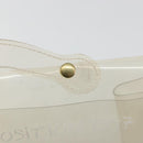 HERMES Vinyl Kelly Hand Bag Vinyl Clear Auth gh2102-10