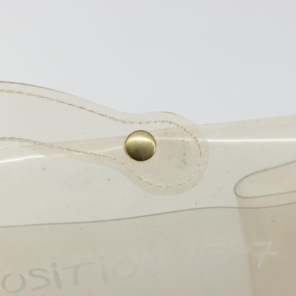 HERMES Vinyl Kelly Hand Bag Vinyl Clear Auth gh2102