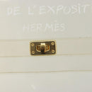 HERMES Vinyl Kelly Hand Bag Vinyl Clear Auth gh2102-17