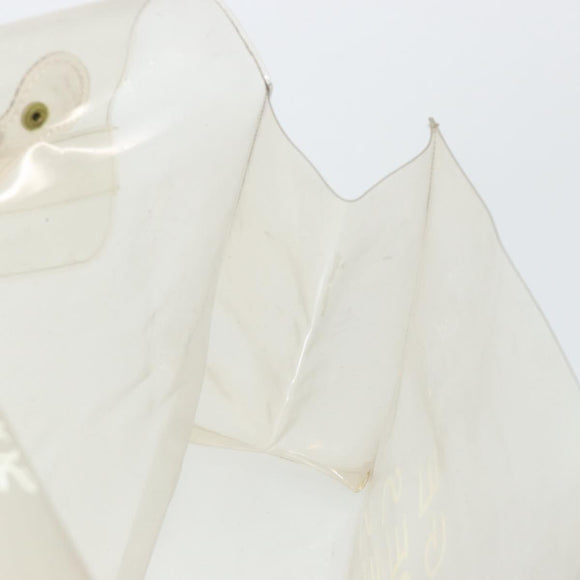 HERMES Vinyl Kelly Hand Bag Vinyl Clear Auth gh2102