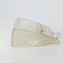 HERMES Vinyl Kelly Hand Bag Vinyl Clear Auth gh2102-3