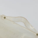 HERMES Vinyl Kelly Hand Bag Vinyl Clear Auth gh2102-8