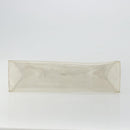 HERMES Vinyl Kelly Hand Bag Vinyl Clear Auth gh2102-5