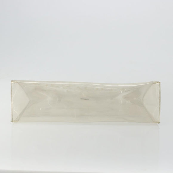 HERMES Vinyl Kelly Hand Bag Vinyl Clear Auth gh2102