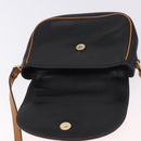 CELINE Shoulder Bag Leather Black Gold Auth gh2104-10