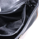 CELINE Shoulder Bag Leather Black Gold Auth gh2104-22