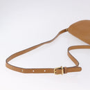 CELINE Shoulder Bag Leather Black Gold Auth gh2104-7