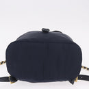 PRADA Backpack Nylon Navy Gold Auth gh2105-11
